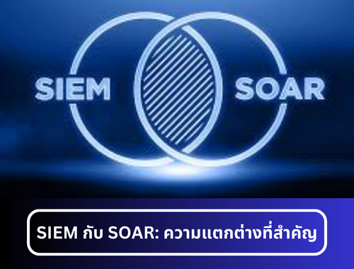 SIEM กับ SOAR: ความแตกต่างที่สำคัญ